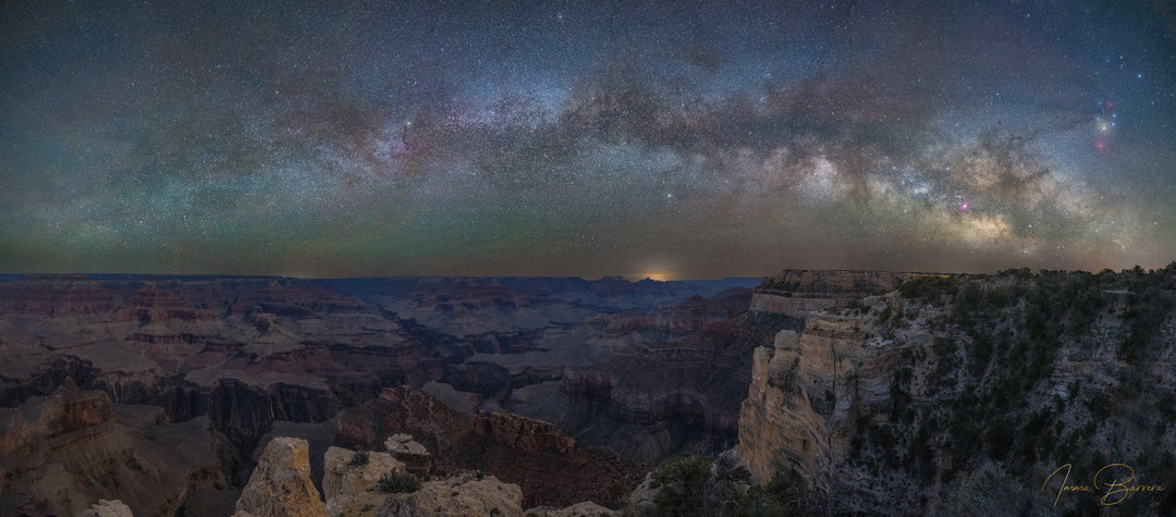 Un artiste en résidence (astronome) au parc national du Grand Canyon avec Msm Tracker