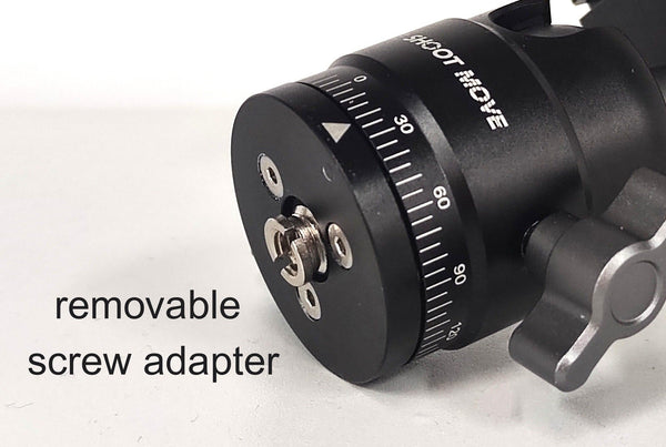 The screw on the star tracker is too big for MSM ball head？How can I attach ballhead to NOMAD?