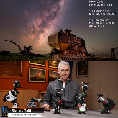 MOVE SHOOT MOVE NOMAD Grab & Go Star Tracker for Beginner and Experienced Photographers,  🎁 Holiday Sale is ON!