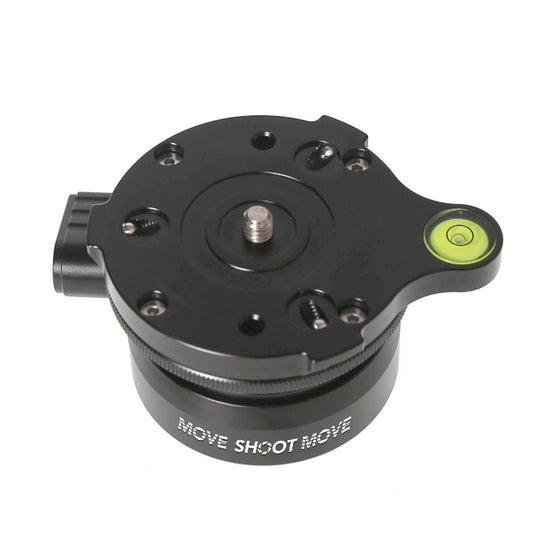 MSM Leveling Base with Bubble Level — Level Shots in Seconds, No Tripod Leg Adjustments Needed