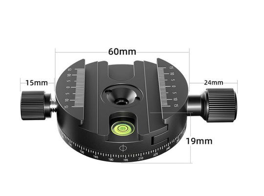 360° Arca Swiss Panoramic Panning base – Move Shoot Move