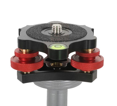 MSM ±5°Fine-Tuning Leveling Base, tripod head, camera base with 3/8 screw