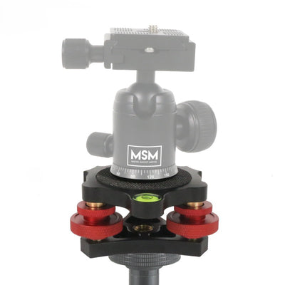 MSM ±5°Fine-Tuning Leveling Base, tripod head, camera base with 3/8 screw