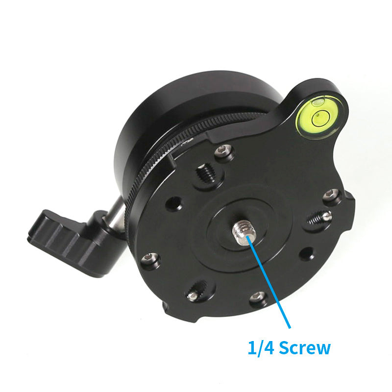 MSM Leveling Base with Bubble Level — Level Shots in Seconds, No Tripod Leg Adjustments Needed