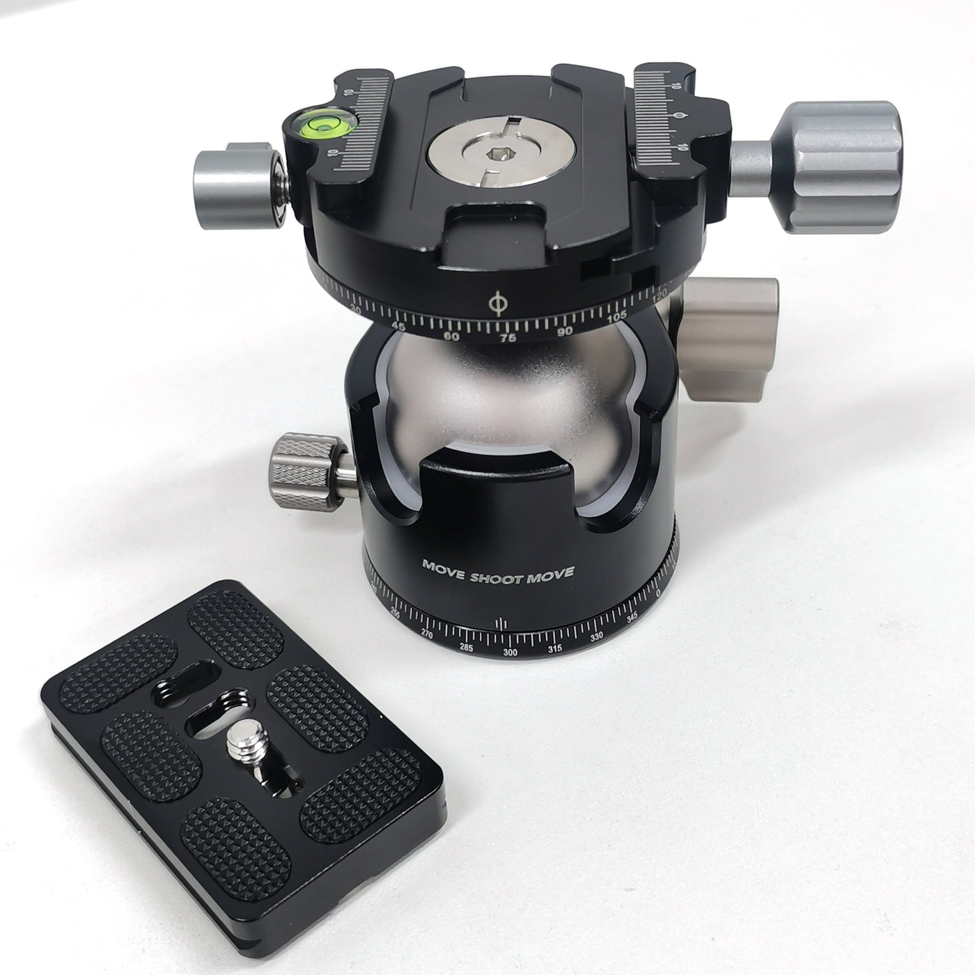 Double-Panning Heavy Duty Ball Head