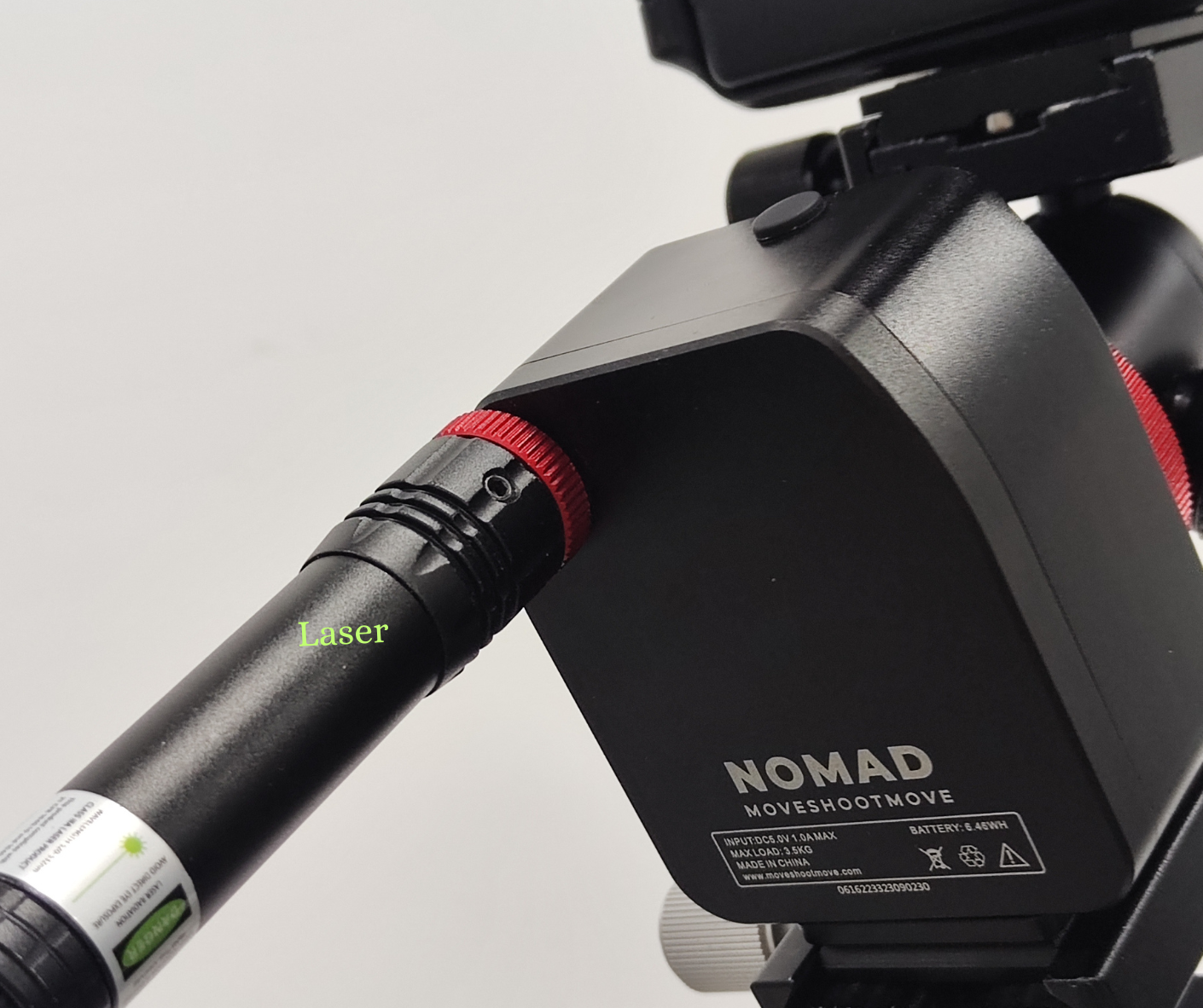 Pointeur pour l'alignement polaire – Move-Shoot-Move Rotator