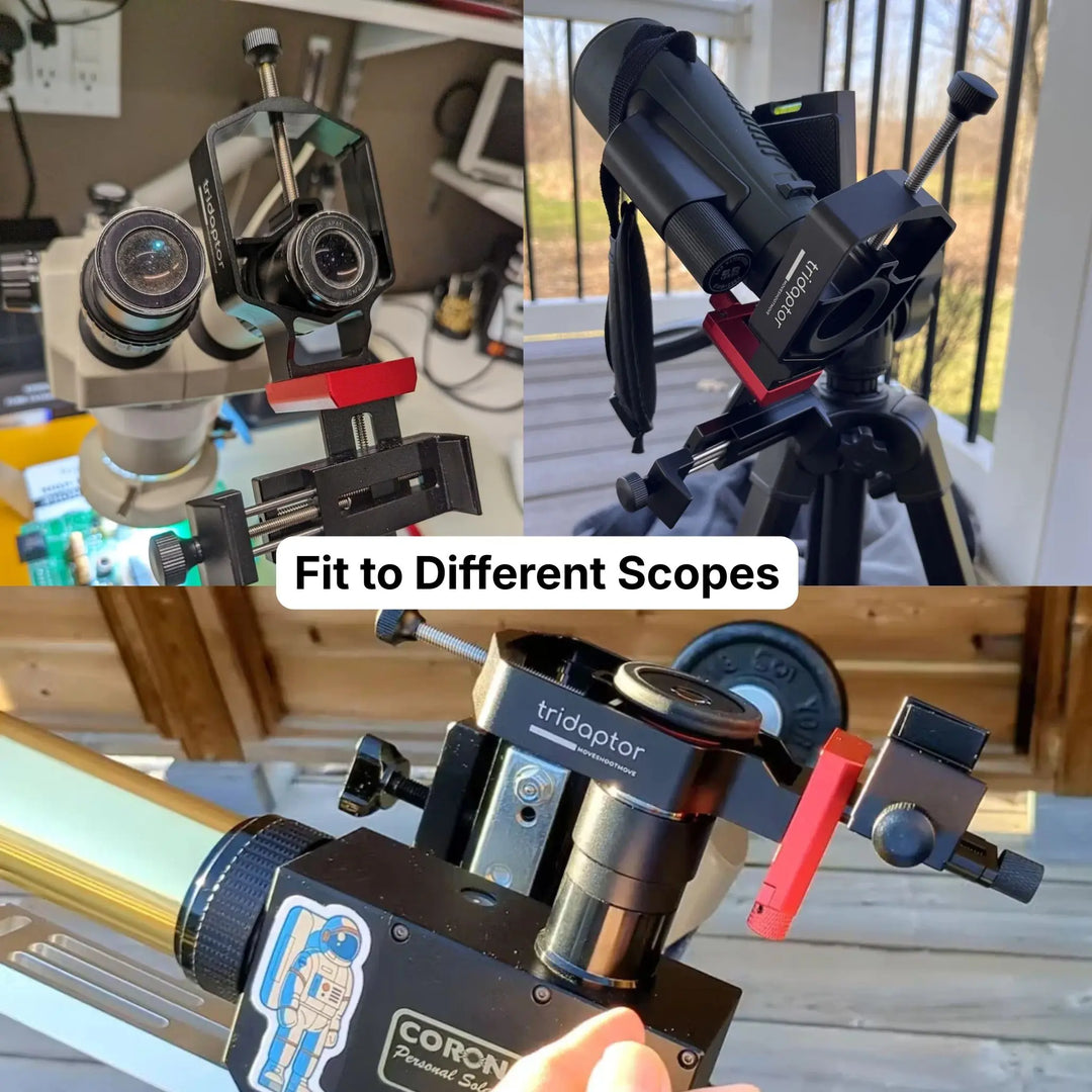 Tridaptor – 3-Axis Smartphone Telescope &amp; Digiscoping Adapter