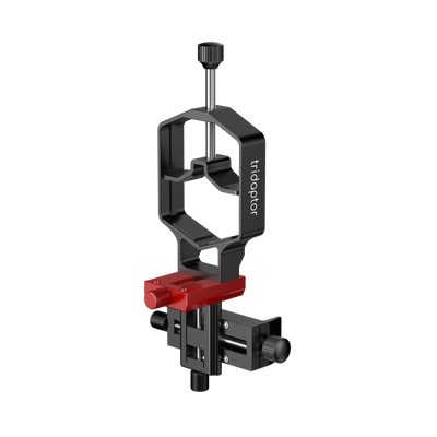 tridaptor 3-Axis Smartphone Adapter, High Precision Digiscoping Adapter for Spotting Scope, Telescope, Binoculars, Microscopes, Monoculars - TRIDAPTOR