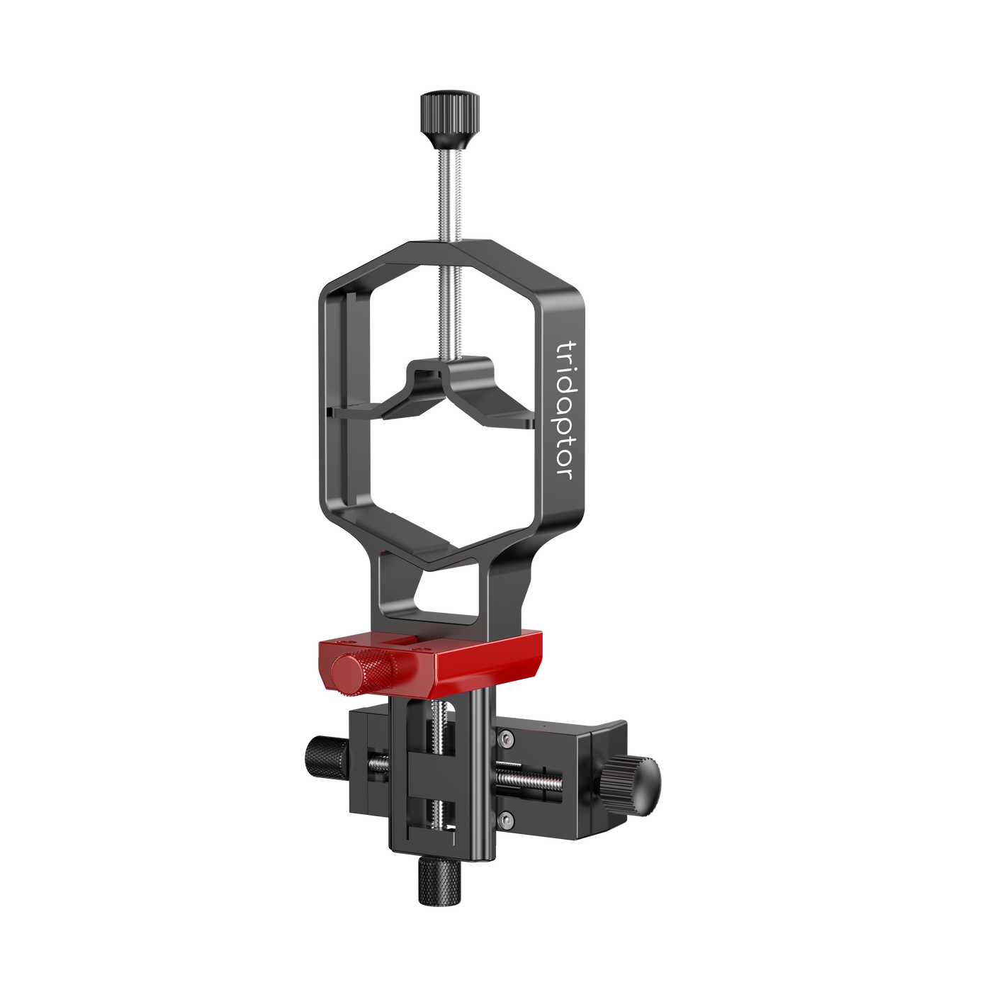 tridaptor 3-Axis Smartphone Adapter, High Precision Digiscoping Adapter for Spotting Scope, Telescope, Binoculars, Microscopes, Monoculars - TRIDAPTOR