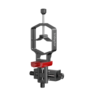 tridaptor 3-Axis Smartphone Adapter, High Precision Digiscoping Adapter for Spotting Scope, Telescope, Binoculars, Microscopes, Monoculars - TRIDAPTOR