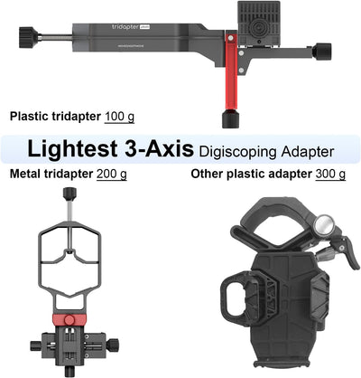 Ultra-lightweight Plastic Tridaptor😲The Lightest 3-Axis Adapter
