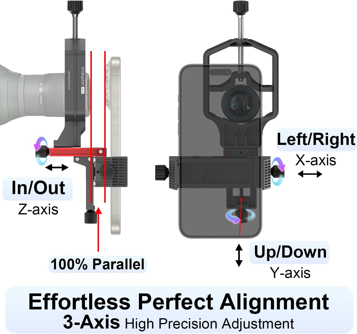 Ultra-lightweight Plastic Tridaptor😲The Lightest 3-Axis Adapter