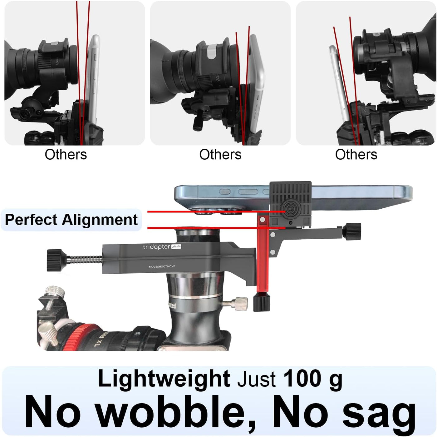 Ultra-lightweight Plastic Tridaptor😲The Lightest 3-Axis Adapter