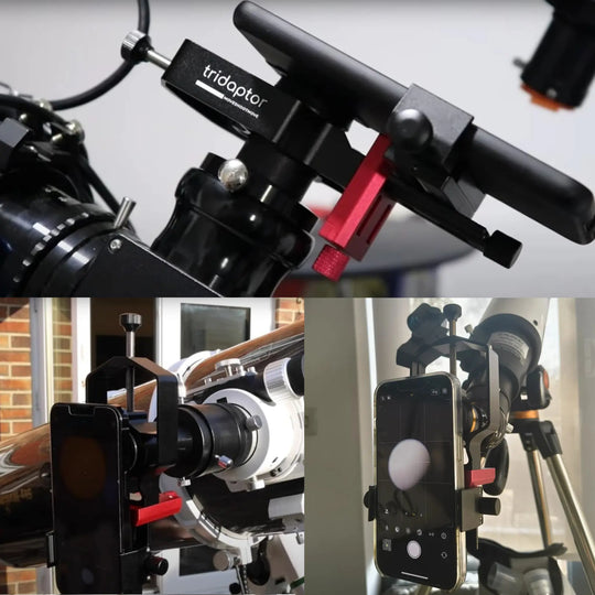 Tridaptor – 3-Axis Smartphone Telescope &amp; Digiscoping Adapter