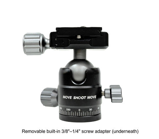 MSM Ball head to connect camera onto Star Tracker