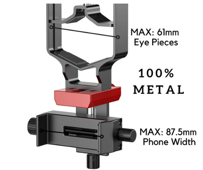 tridapter Phone Mount 3-Axis Smartphone Adapter for Phone Scope Digiscoping