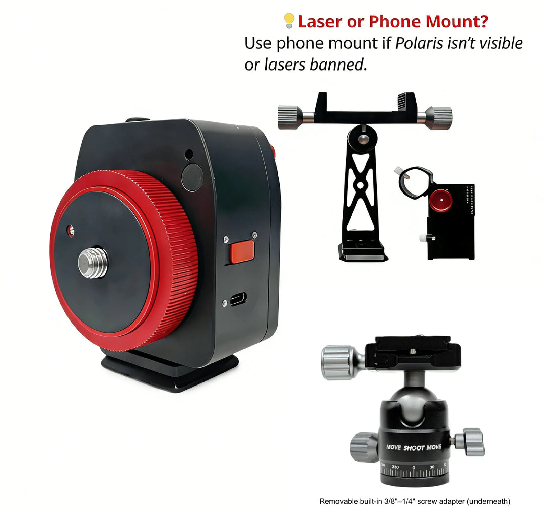 NOMAD Grab &amp; Go Star Tracker for Beginner and Experienced Photographers