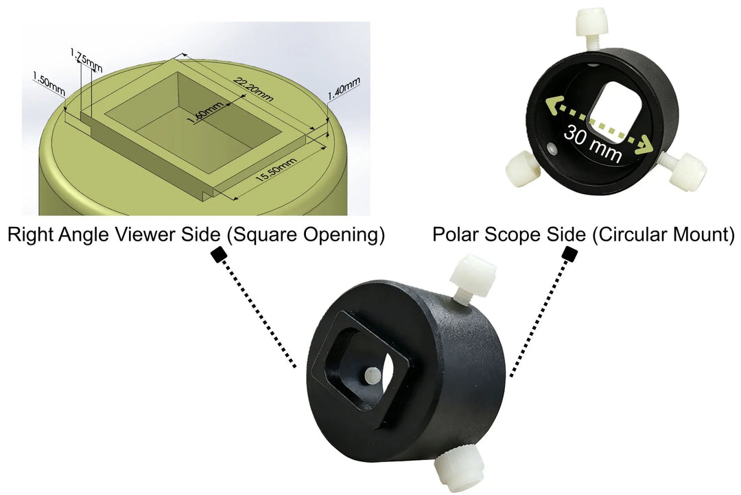 Back/Neck/Knee Saver - Right Angle Viewfinder for Polarscope - The best gift for you and your loved ones 🎁