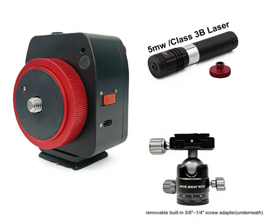 NOMAD Tracker starter kit: NOMAD, laser, ball head