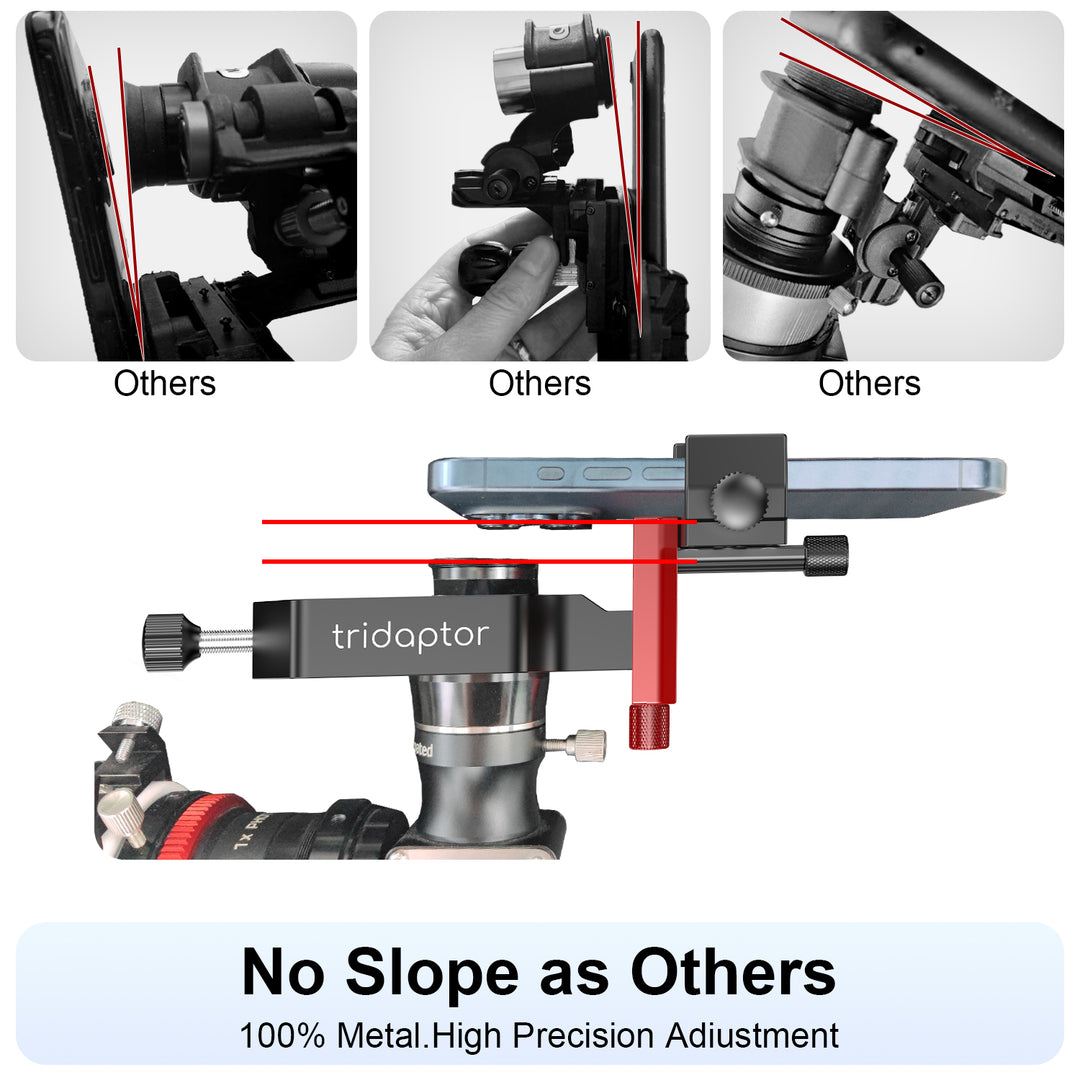Tridaptor | 3-Axis Precision Smartphone Adapter for Microscopes