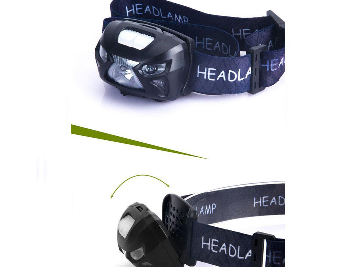Stirmlampe mit roten LED