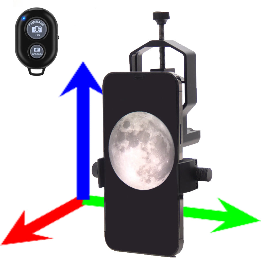 Tridaptor – 3-Axis Smartphone Telescope &amp; Digiscoping Adapter